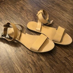 Madewell Leather Boardwalk Sandals - SIZE 7.5